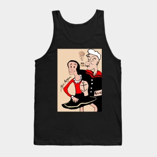 Popeye the sailor man and Olive Oyl Tank Top